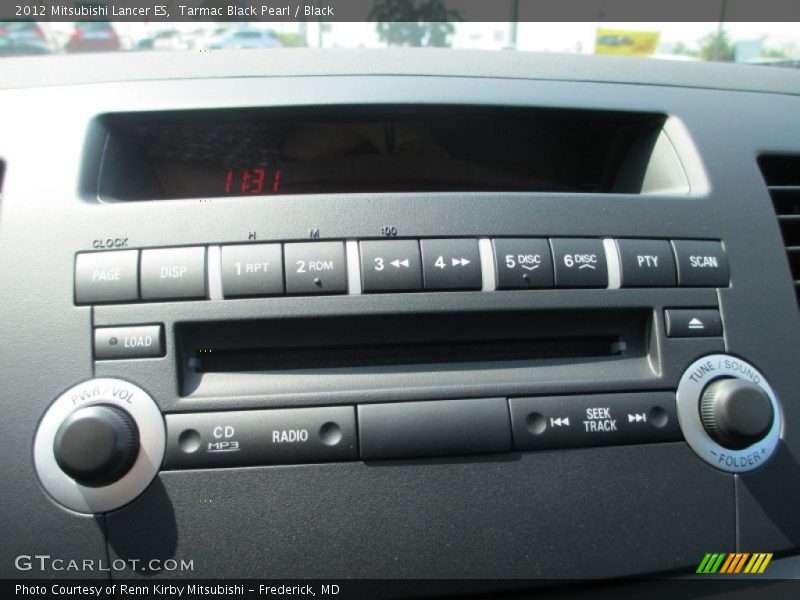 Tarmac Black Pearl / Black 2012 Mitsubishi Lancer ES