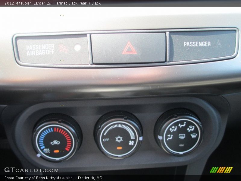 Tarmac Black Pearl / Black 2012 Mitsubishi Lancer ES