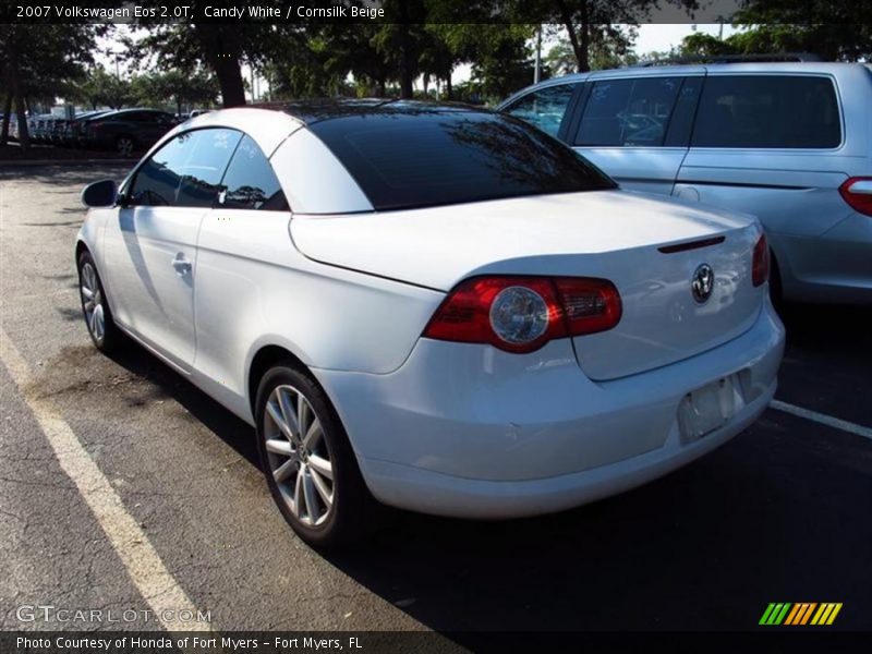 Candy White / Cornsilk Beige 2007 Volkswagen Eos 2.0T