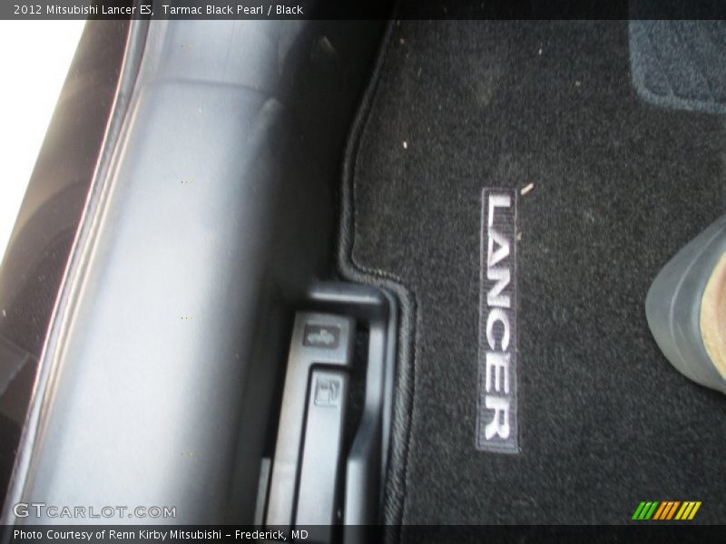 Tarmac Black Pearl / Black 2012 Mitsubishi Lancer ES