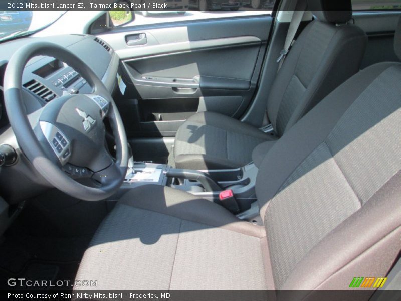 Tarmac Black Pearl / Black 2012 Mitsubishi Lancer ES