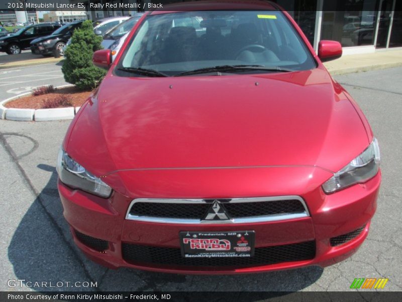 Rally Red Metallic / Black 2012 Mitsubishi Lancer ES