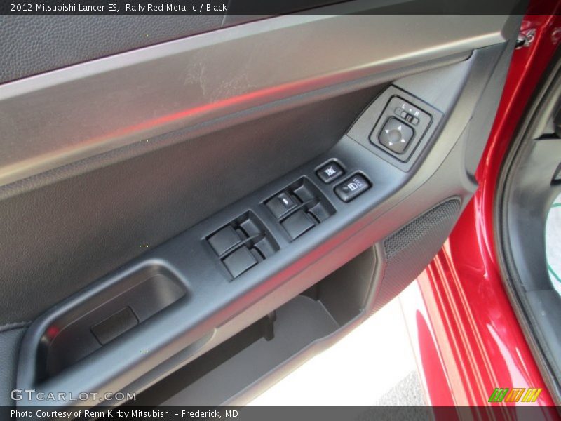 Rally Red Metallic / Black 2012 Mitsubishi Lancer ES