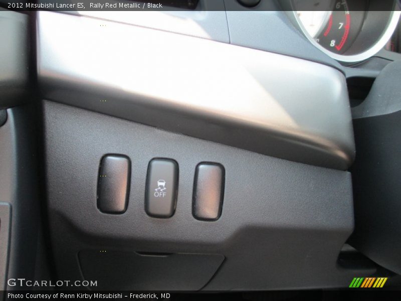 Rally Red Metallic / Black 2012 Mitsubishi Lancer ES