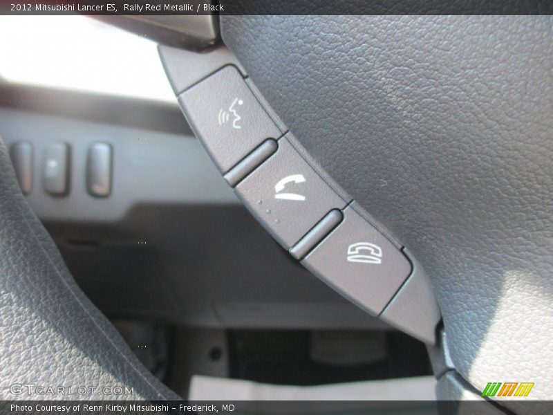 Rally Red Metallic / Black 2012 Mitsubishi Lancer ES