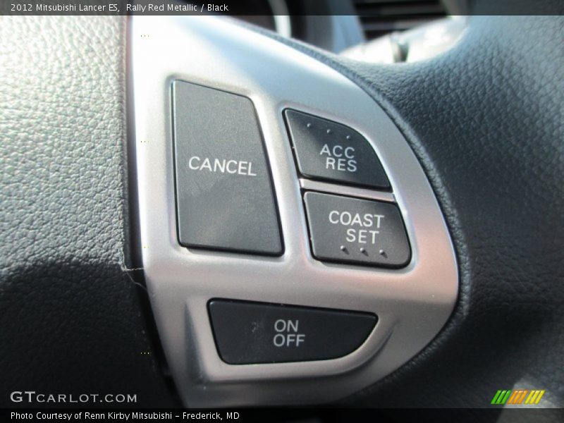 Rally Red Metallic / Black 2012 Mitsubishi Lancer ES