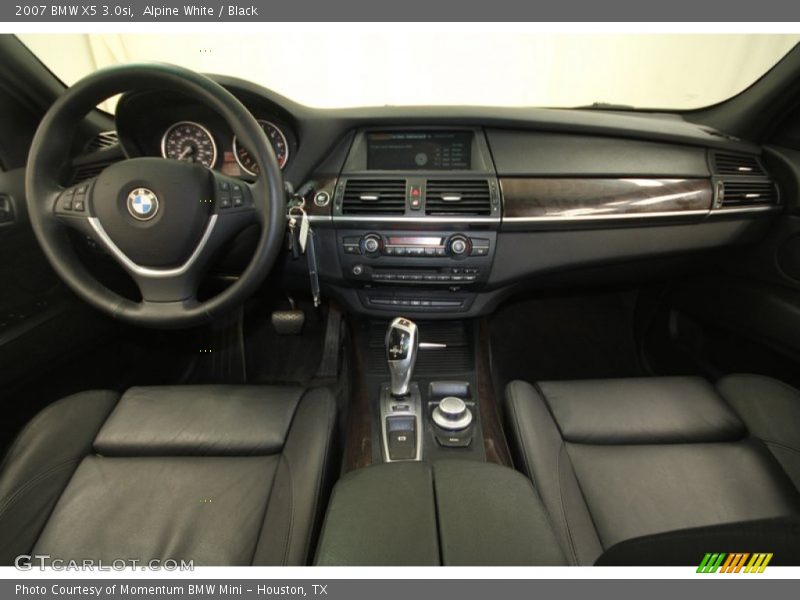 Alpine White / Black 2007 BMW X5 3.0si