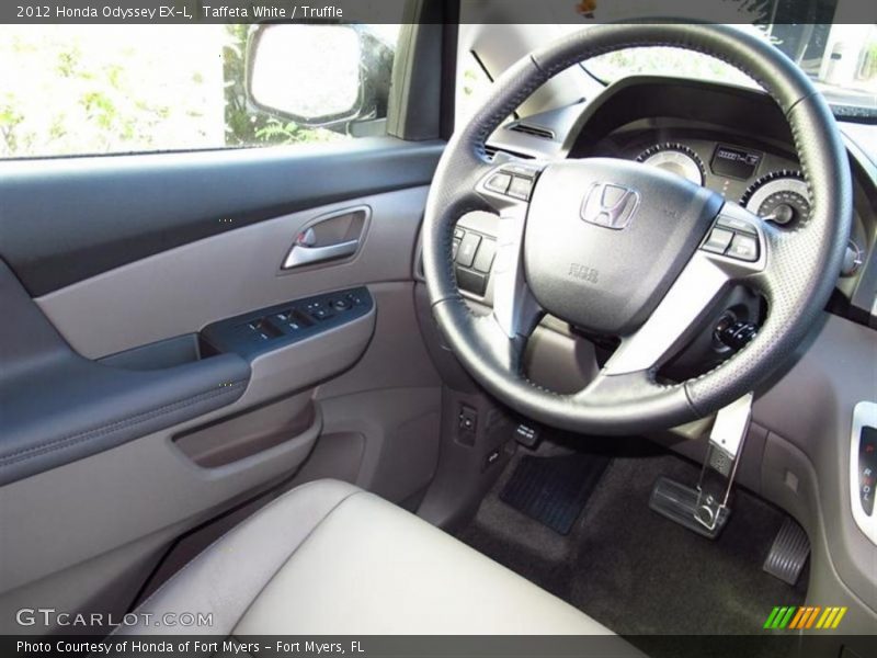 Taffeta White / Truffle 2012 Honda Odyssey EX-L