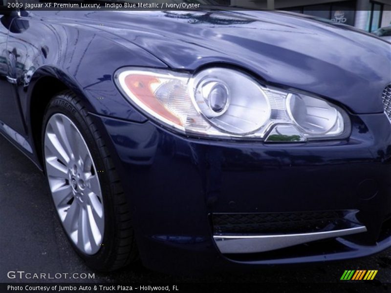 Indigo Blue Metallic / Ivory/Oyster 2009 Jaguar XF Premium Luxury