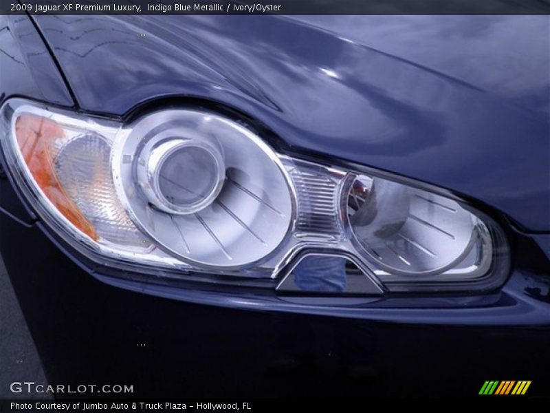 Indigo Blue Metallic / Ivory/Oyster 2009 Jaguar XF Premium Luxury
