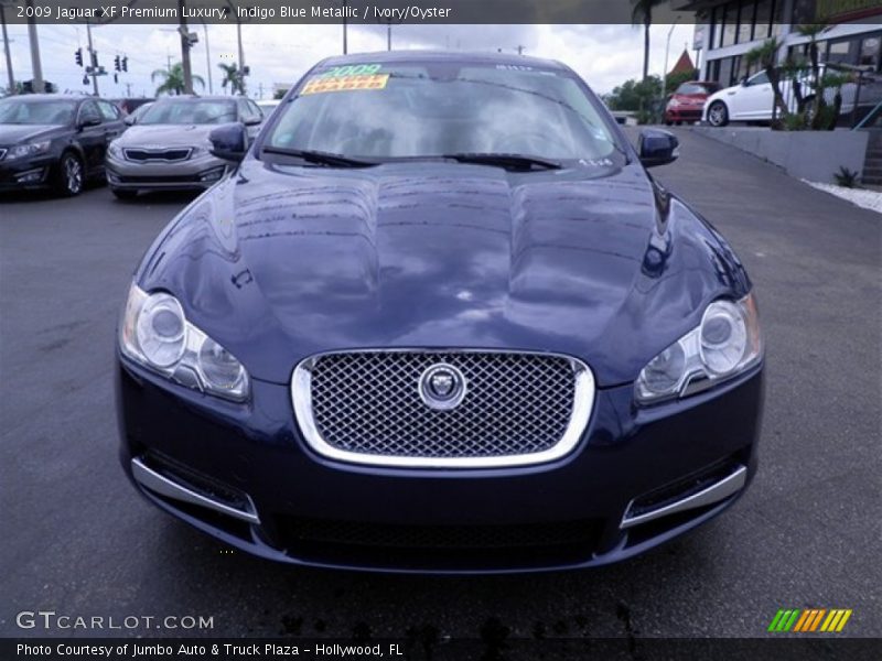 Indigo Blue Metallic / Ivory/Oyster 2009 Jaguar XF Premium Luxury
