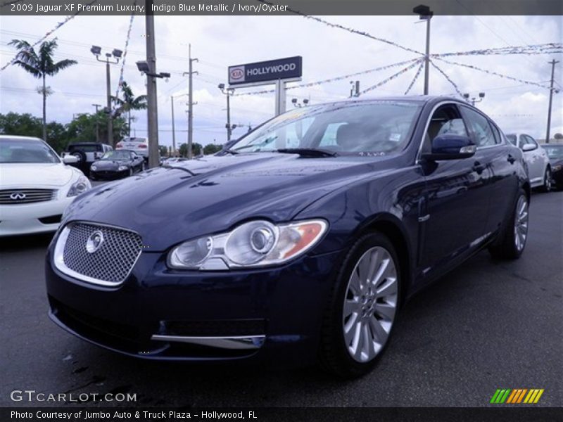 Indigo Blue Metallic / Ivory/Oyster 2009 Jaguar XF Premium Luxury