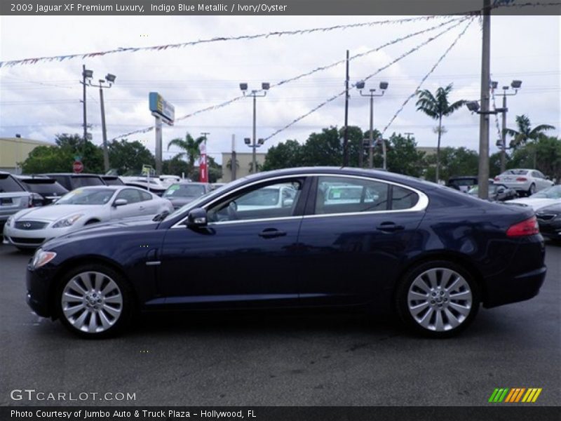 Indigo Blue Metallic / Ivory/Oyster 2009 Jaguar XF Premium Luxury