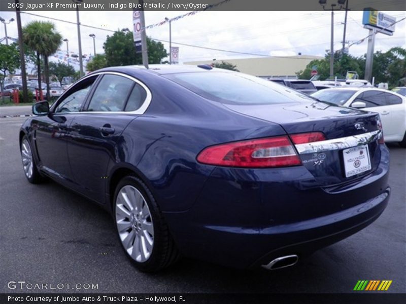 Indigo Blue Metallic / Ivory/Oyster 2009 Jaguar XF Premium Luxury