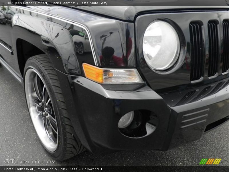 Black Clearcoat / Pastel Slate Gray 2007 Jeep Patriot Limited