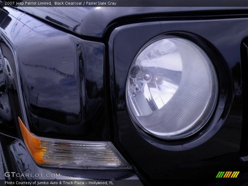 Black Clearcoat / Pastel Slate Gray 2007 Jeep Patriot Limited