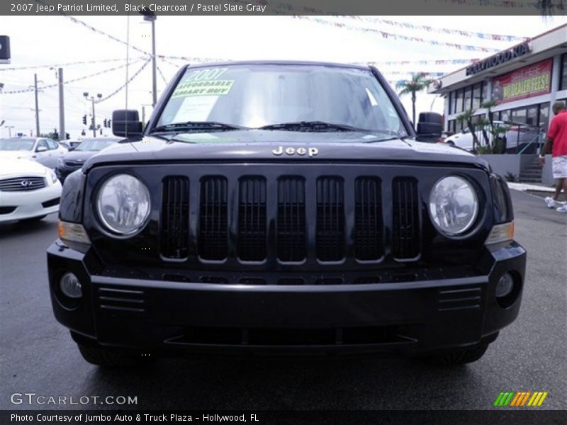 Black Clearcoat / Pastel Slate Gray 2007 Jeep Patriot Limited