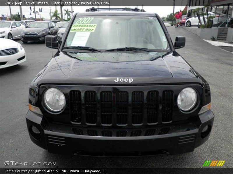 Black Clearcoat / Pastel Slate Gray 2007 Jeep Patriot Limited