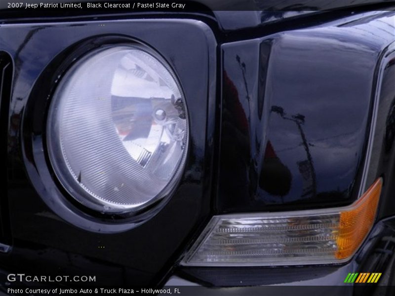 Black Clearcoat / Pastel Slate Gray 2007 Jeep Patriot Limited