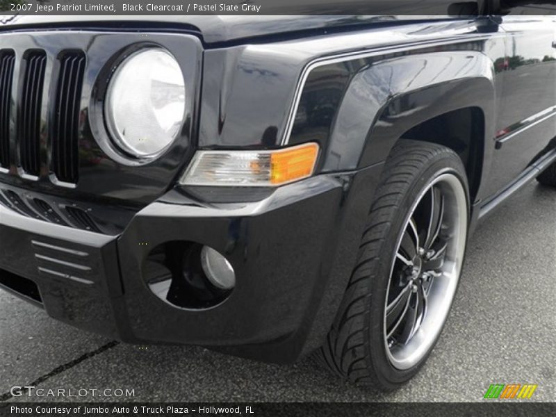 Black Clearcoat / Pastel Slate Gray 2007 Jeep Patriot Limited