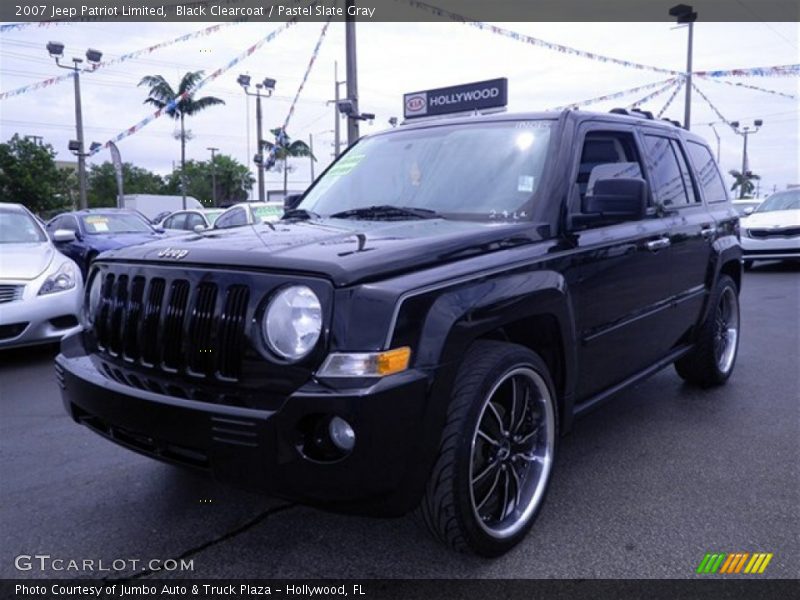 Black Clearcoat / Pastel Slate Gray 2007 Jeep Patriot Limited