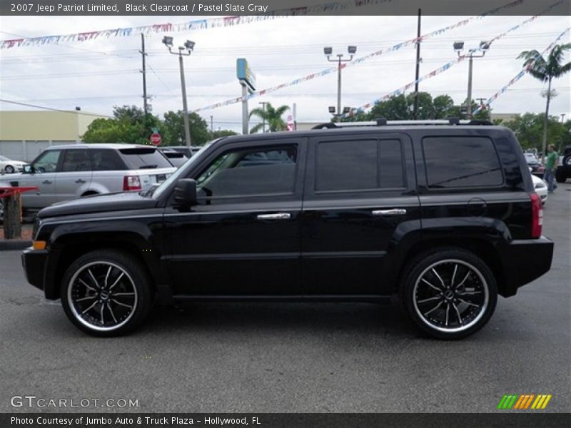 Black Clearcoat / Pastel Slate Gray 2007 Jeep Patriot Limited