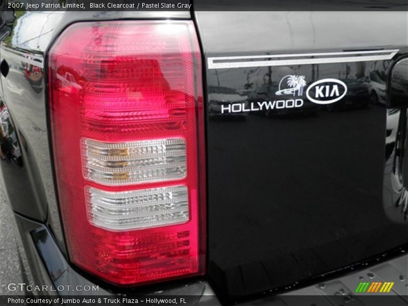 Black Clearcoat / Pastel Slate Gray 2007 Jeep Patriot Limited