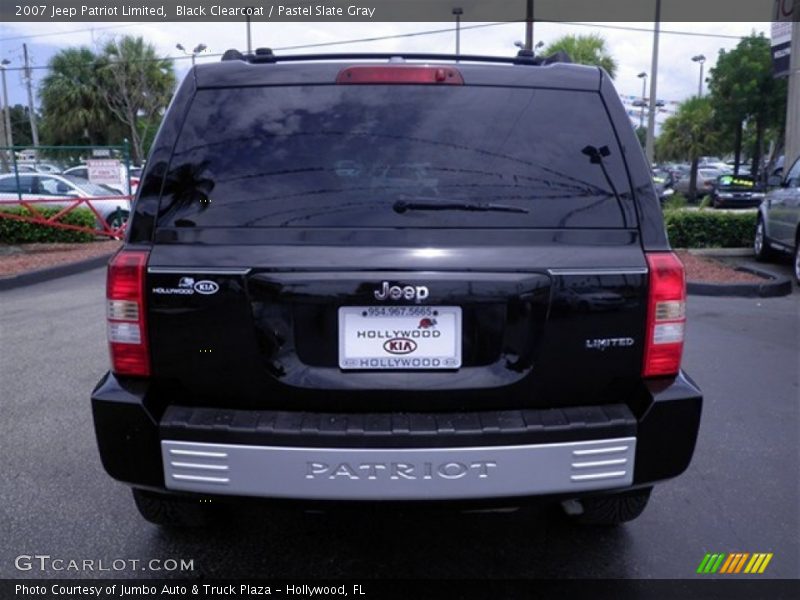 Black Clearcoat / Pastel Slate Gray 2007 Jeep Patriot Limited