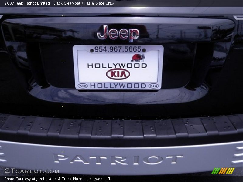 Black Clearcoat / Pastel Slate Gray 2007 Jeep Patriot Limited