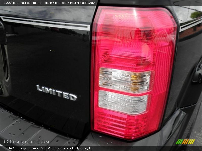 Black Clearcoat / Pastel Slate Gray 2007 Jeep Patriot Limited