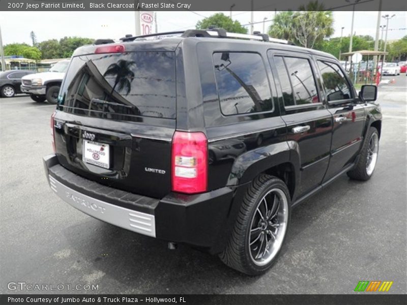 Black Clearcoat / Pastel Slate Gray 2007 Jeep Patriot Limited