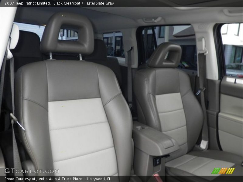 Black Clearcoat / Pastel Slate Gray 2007 Jeep Patriot Limited