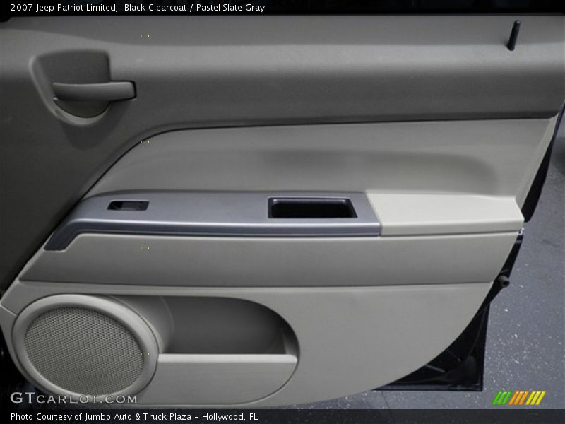 Black Clearcoat / Pastel Slate Gray 2007 Jeep Patriot Limited
