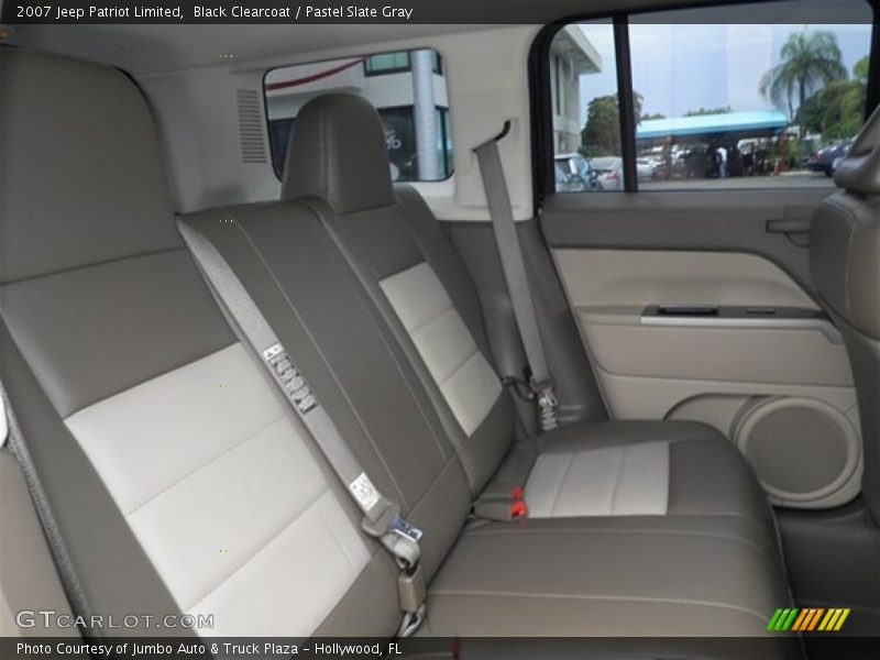 Black Clearcoat / Pastel Slate Gray 2007 Jeep Patriot Limited