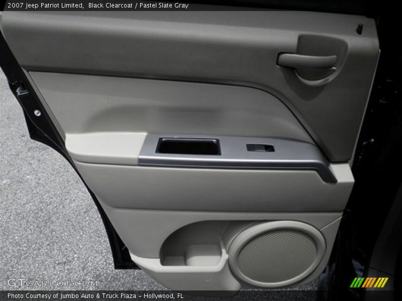 Black Clearcoat / Pastel Slate Gray 2007 Jeep Patriot Limited
