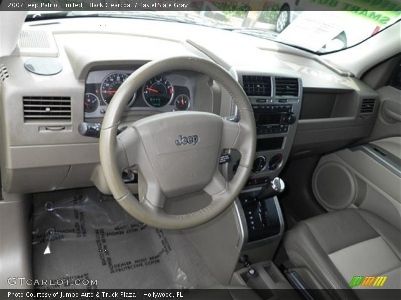 Black Clearcoat / Pastel Slate Gray 2007 Jeep Patriot Limited