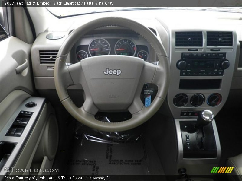 Black Clearcoat / Pastel Slate Gray 2007 Jeep Patriot Limited