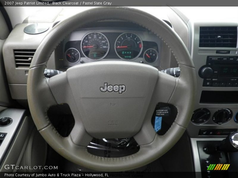 Black Clearcoat / Pastel Slate Gray 2007 Jeep Patriot Limited