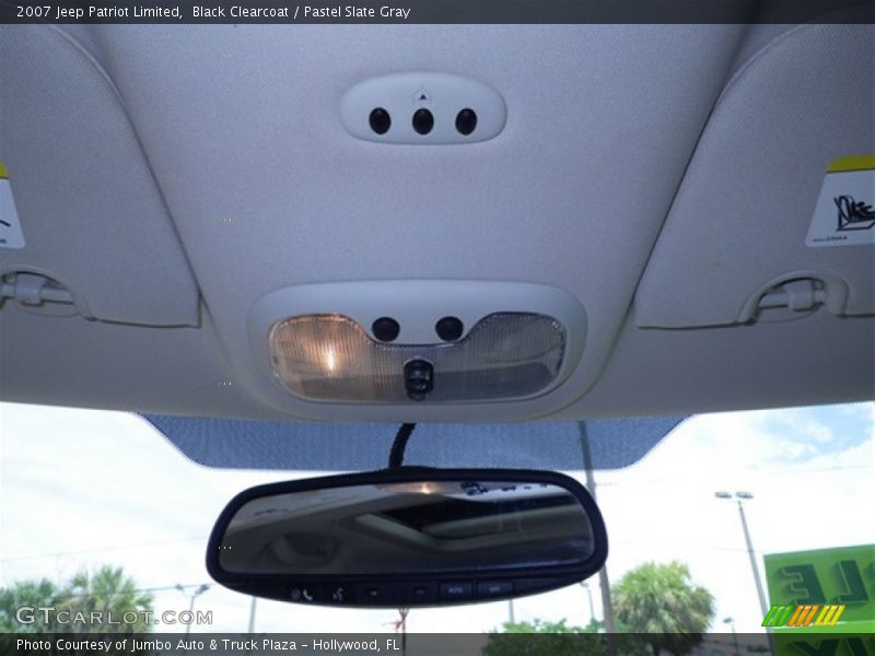 Black Clearcoat / Pastel Slate Gray 2007 Jeep Patriot Limited