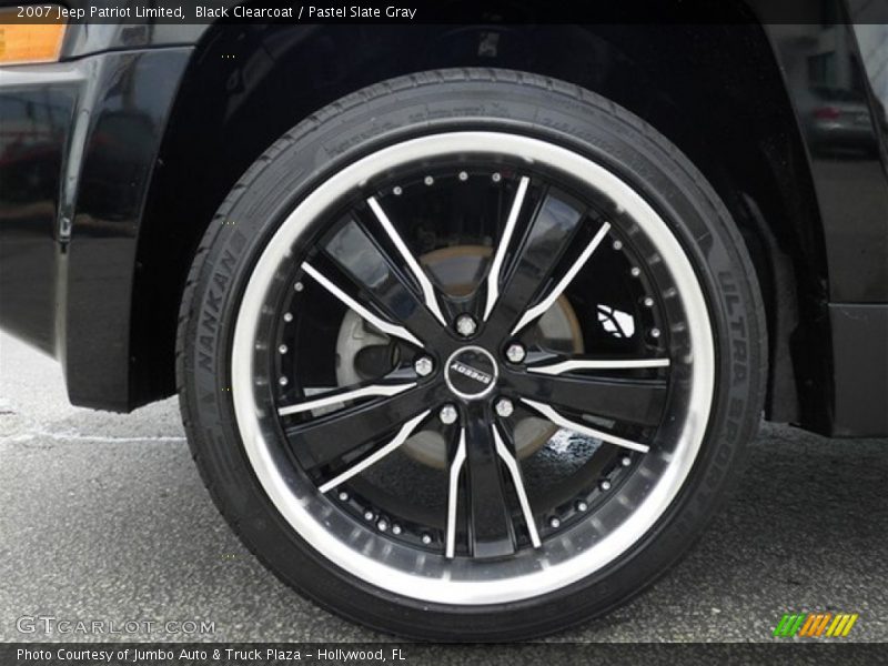 Black Clearcoat / Pastel Slate Gray 2007 Jeep Patriot Limited