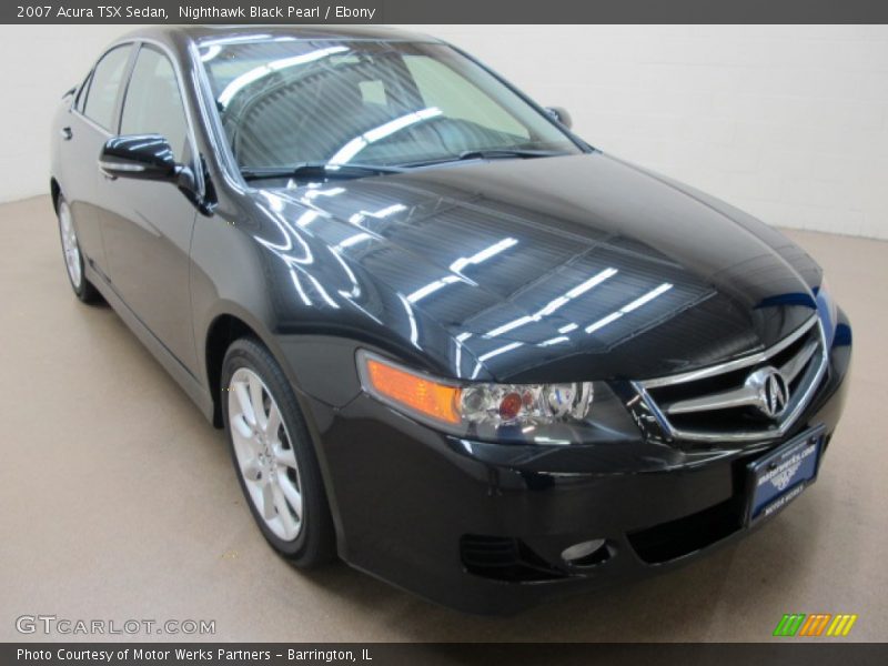 Nighthawk Black Pearl / Ebony 2007 Acura TSX Sedan