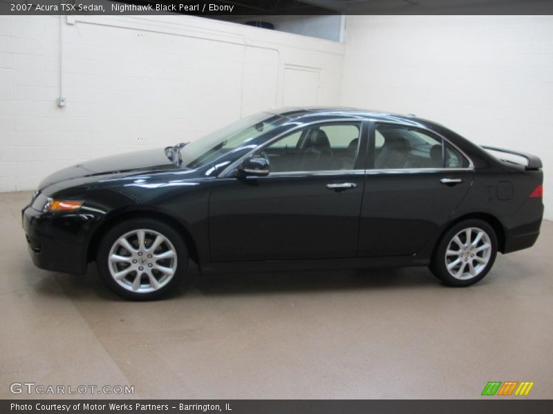 Nighthawk Black Pearl / Ebony 2007 Acura TSX Sedan