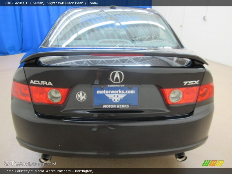 Nighthawk Black Pearl / Ebony 2007 Acura TSX Sedan