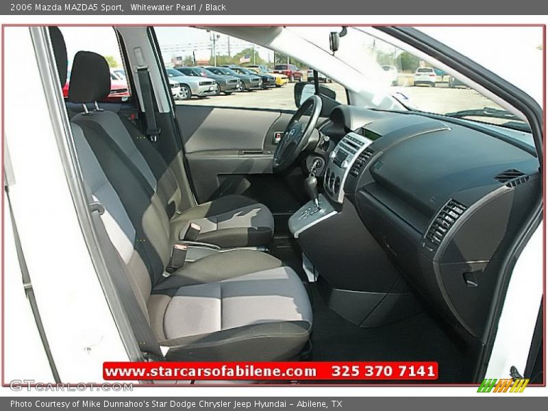 Whitewater Pearl / Black 2006 Mazda MAZDA5 Sport