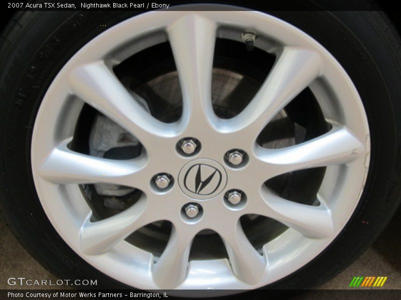 Nighthawk Black Pearl / Ebony 2007 Acura TSX Sedan