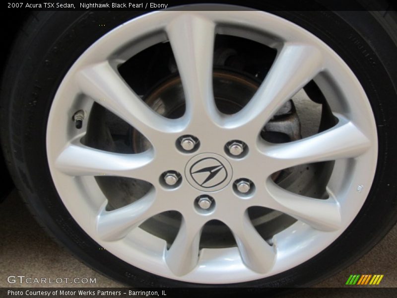 Nighthawk Black Pearl / Ebony 2007 Acura TSX Sedan