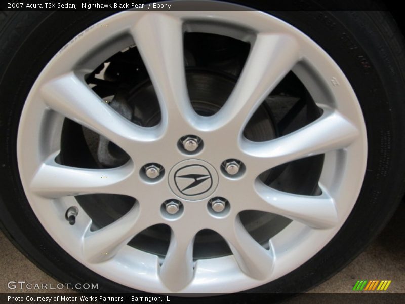 Nighthawk Black Pearl / Ebony 2007 Acura TSX Sedan