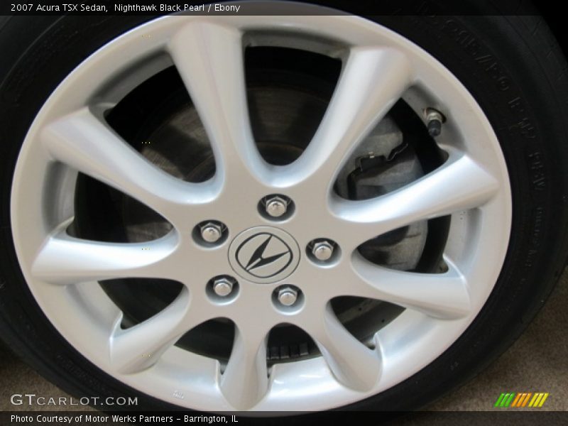 Nighthawk Black Pearl / Ebony 2007 Acura TSX Sedan