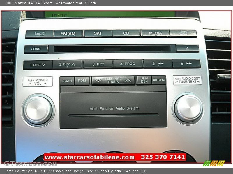 Whitewater Pearl / Black 2006 Mazda MAZDA5 Sport