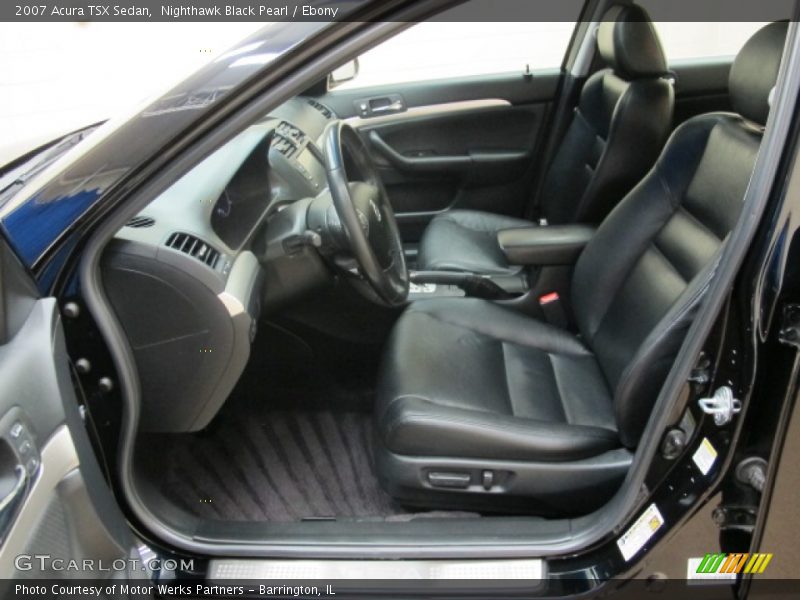 Nighthawk Black Pearl / Ebony 2007 Acura TSX Sedan